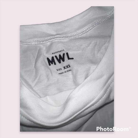 NWT Madewell MWL Seamed Tee - Picture 8 of 8